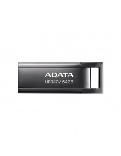 Memoria usb 3.2 adata ur340 64gb negro metalico