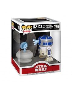 Funko pop deluxe star wars rd - d2 w - princess leia