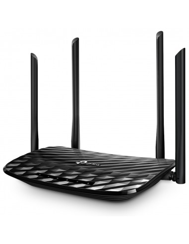 Router wifi archer c6 ac1200 dual band 300mb en 2 -4ghz y 867mb 5ghz 5p giga 4 antenas fijas tp link