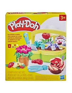 Juego hasbro play - doh blooming flowers