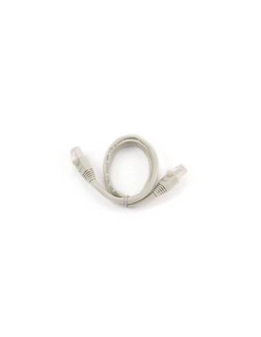 Cable red latiguillo rj45 utp cat6 0.5m gris