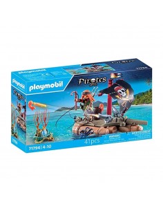 Playmobil - bote pirata con tesoro