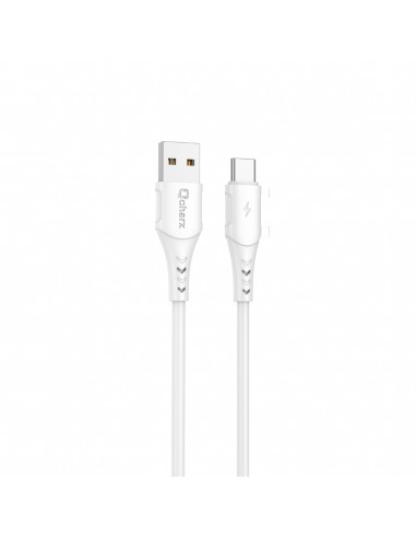 Cable qcharx lisbon usb a micro 24a - 1 m - pvc blanco