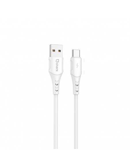 Cable qcharx lisbon usb a micro 24a - 1 m - pvc blanco