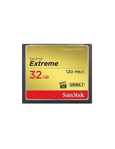 Tarjeta memoria sandisk compact flash 32gb extreme 120mb - s