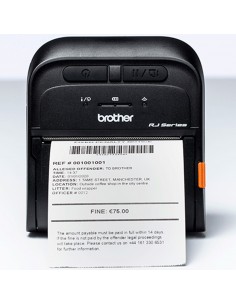 Impresora de etiquetas y tickets portatil brother rj3035b 16mb flash ram - 32mb ram - micro usb 2.0 - bluetooth