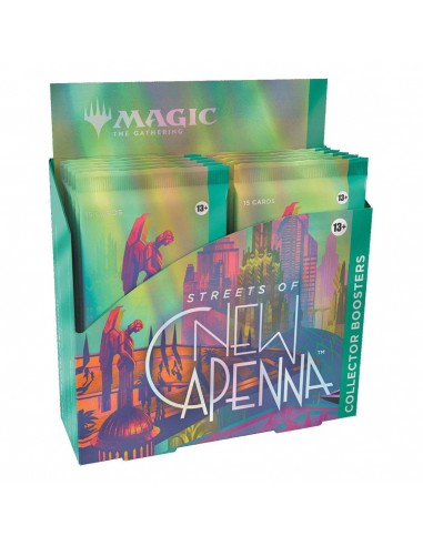 Juego de cartas wizards of the coast magic the gathering streets of new capenna caja de sobres de coleccionista (12) inglÃ©s