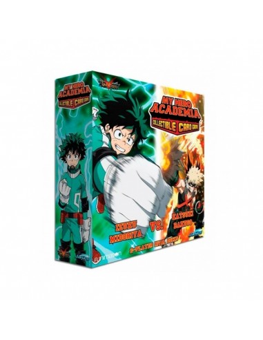 Juego de cartas my hero academia rival deck izuku midoriya vs. katsuki bakugo 2 - player 2 mazos inglÃ©s