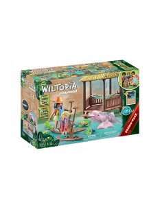 Playmobil wiltopia - tour de remo con los delfines de rÃ­o