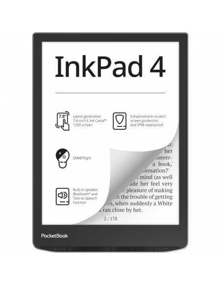 Ebook pocketbook inkpad 4 7.8 pulgadas 32gb stardust silver