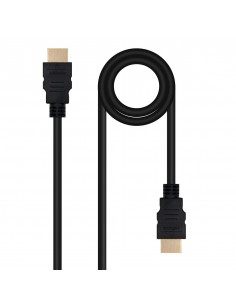 Cable hdmi 2.0 nanocable 3m - macho - macho - negro
