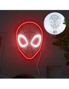 LÃ¡mpara de pared paladone spiderman luz led neon