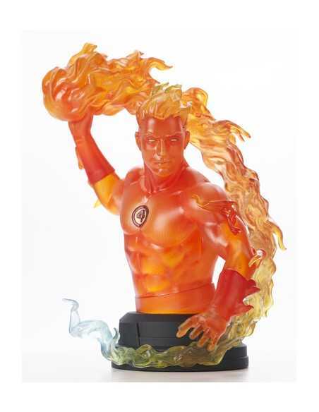 Figura mini busto diamond marvel comic human torch 1 - 6 scale