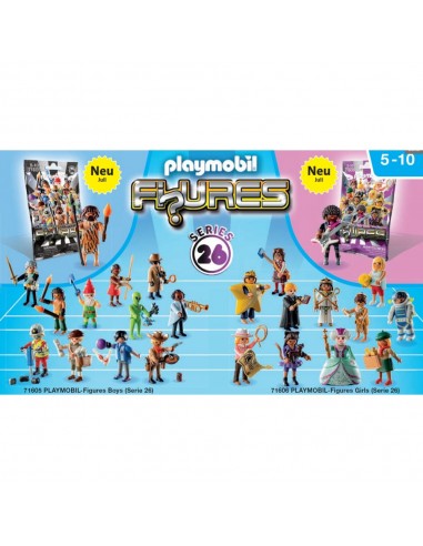 Playmobil desk display figuras niÃ±a 48 serie 26