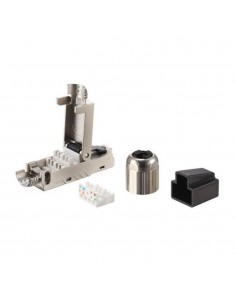 Kit 5 uds conectores rj45 equip categoria 8.1 stp