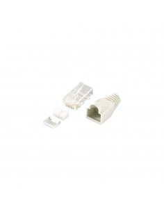Kit 100 uds conectores rj45 equip categoria 6 utp