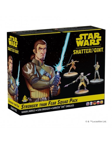Juego de mesa star wars shatterpoint stronger than fear squad pack edad recomendada 14 aÃ±os
