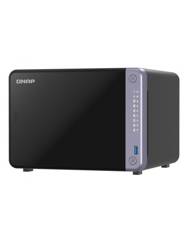 Servidor nas qnap ts - 632x - 4g 6 bahias 3.5 pulgadas 4 - core 2.0 ghz 4 gb sodimm ddr4