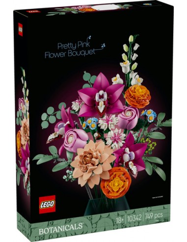Lego ramo de flores fantasÃ­a en rosa