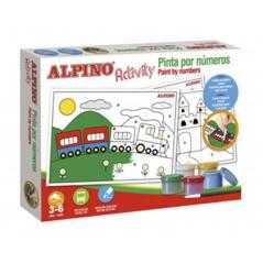 Juego alpino didactico activity pintar por números - Imagen 1