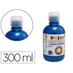 Tempera líquida primo escolar 300 ml azul marino metalizado - Imagen 1