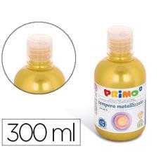 Tempera líquida primo escolar 300 ml amarillo metalizado - Imagen 1