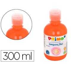 Tempera líquida primo escolar 300 ml naranja fluorescente - Imagen 1