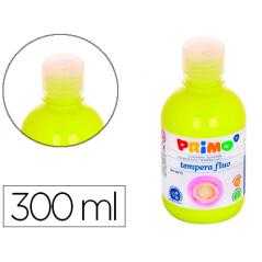 Tempera líquida primo escolar 300 ml amarillo fluorescente - Imagen 1