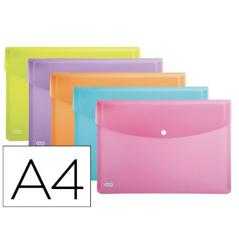 Carpeta elba urban dossier broche polipropileno din a4 pack de 5 colores surtidos - Imagen 1
