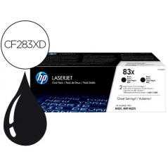Tóner hp láserjet pro 83x m201 mfp m225 negro pack de 2 unidades 2200 paginas - Imagen 1