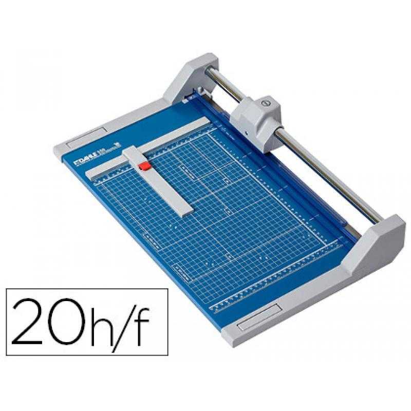 Cizalla de rodillo dahle profesional 550 din a4 metálica capacidad de corte 20 hojas - Imagen 1