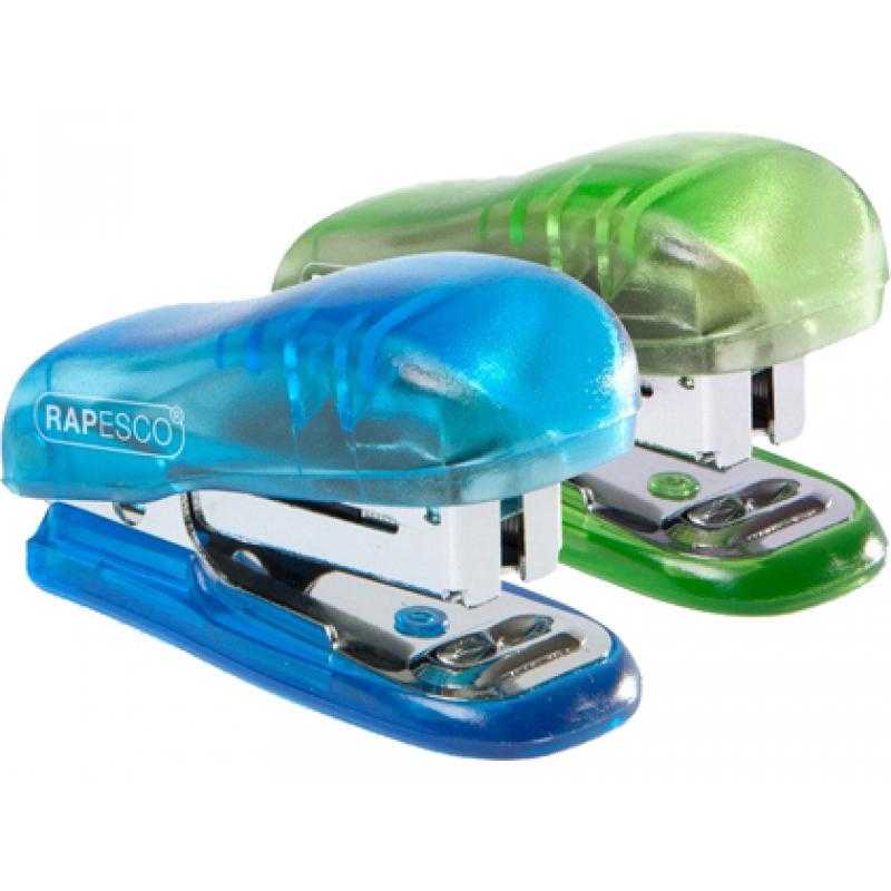 Grapadora rapescp bug capacidad 10 hojas usa grapas 24/6 y 26/6 colores surtidos - Imagen 1