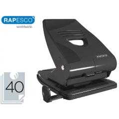 Taladrador rapesco 835 metal negro 2 taladros capacidad 40 hojas - Imagen 1