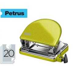 Taladrador petrus 52 wow verde metalizado capacidad 20 hojas en blister - Imagen 1