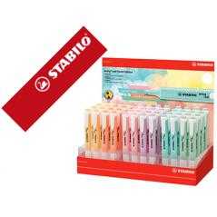 Rotulador stabilo fluorescente swing cool pastel expositor de 48 unidades colores surtidos - Imagen 1