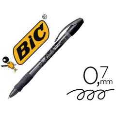 Bolígrafo bic gelocity illusion borrable negro punta de 0,7 mm - Imagen 1