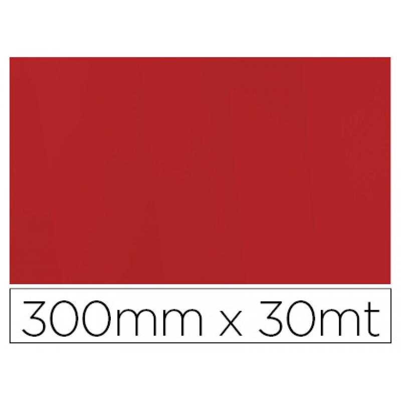 Papel fantasía colibri simple mate rojo bobina 300 mm x 30 mt - Imagen 1