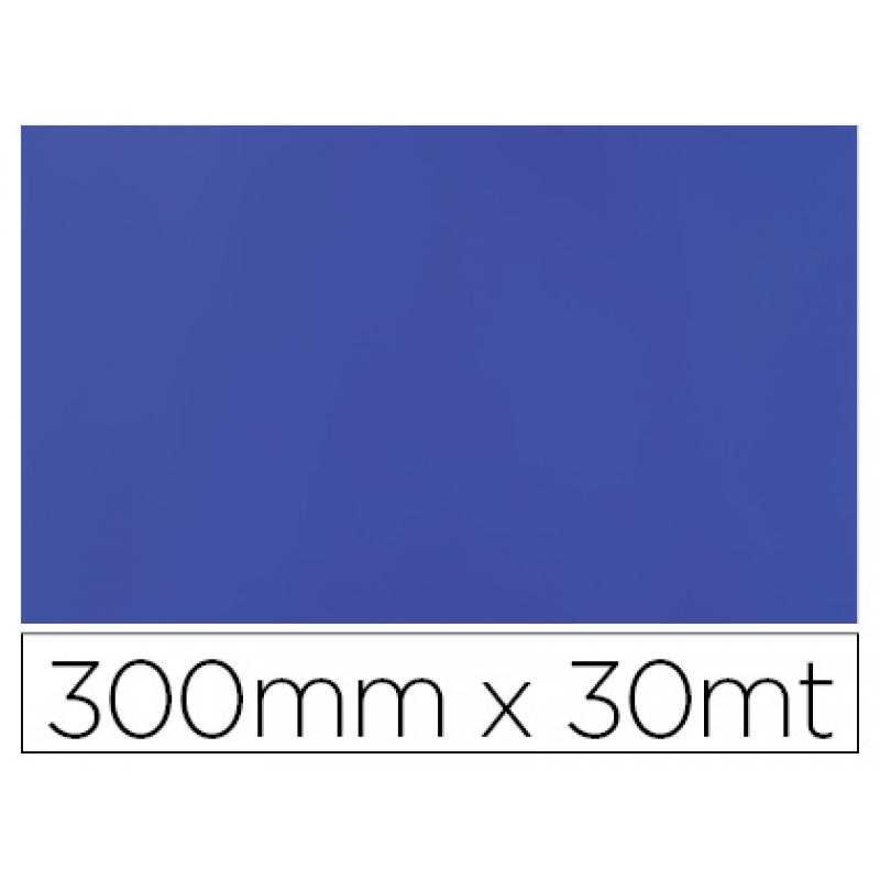 Papel fantasía colibri simple mate azul bobina 300 mm x 30 mt - Imagen 1