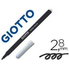 Rotulador giotto turbo color lavable con punta bloqueada unicolor negro - Imagen 1