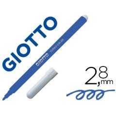 Rotulador giotto turbo color lavable con punta bloqueada unicolor azul oscuro - Imagen 1