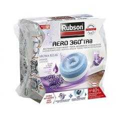 Deshumidificador rubson aero 360 aromaterapia lavanda recambio pastilla - Imagen 1
