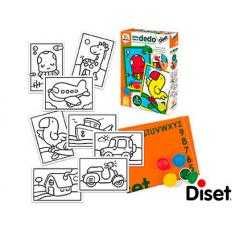 Juego diset didactico pinta con el dedo - Imagen 1