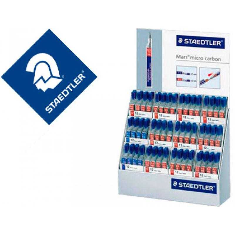 Minas staedtler mars micro expositor sobremesa de 144 tubos graduaciones surtidas - Imagen 1