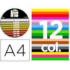 Cartulina guarro din a4 185 gr contenido \"b\" 100 hojas x 12 colores - Imagen 1