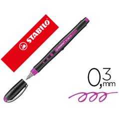 Rotulador stabilo roller ball bl@ck 0,3 mm lila - Imagen 1
