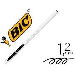 Bolígrafo bic cristal up bicolor fun negro punta de 1,2 mm