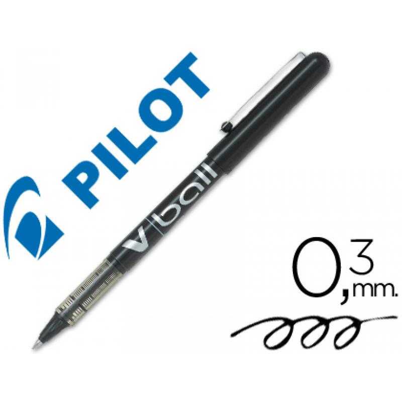 Rotulador pilot roller v-ball negro 0.5 mm