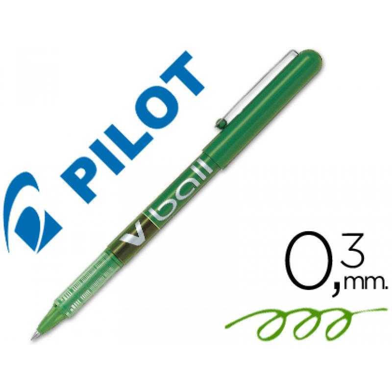 Rotulador pilot roller v-ball verde 0.5 mm