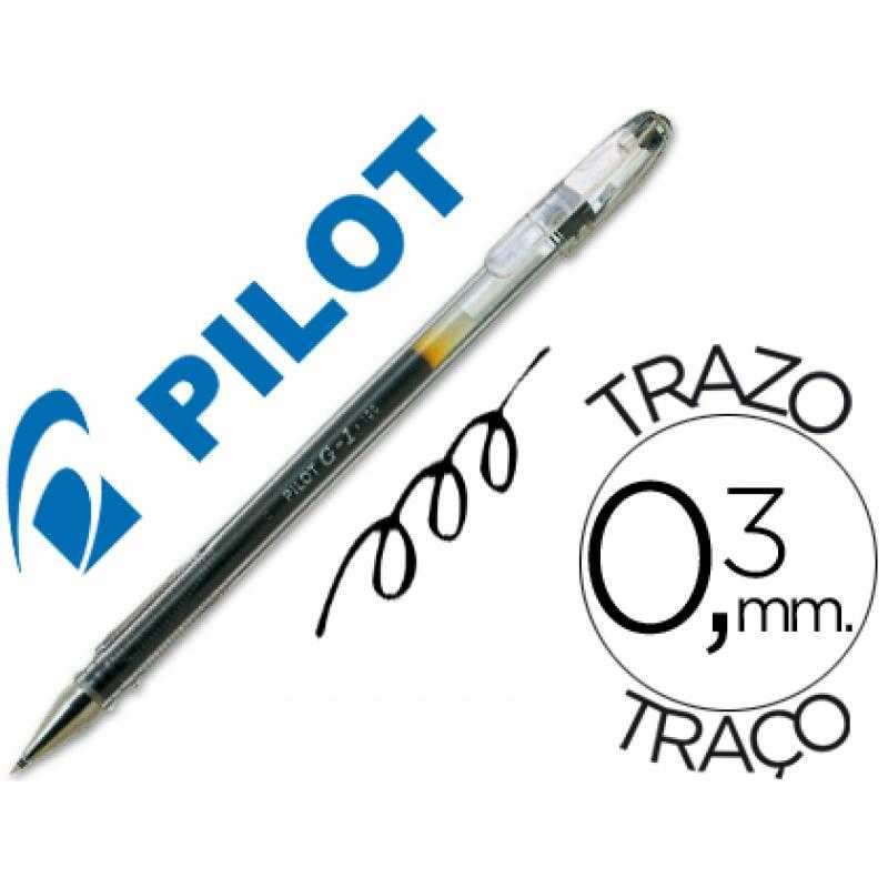 Bolígrafo pilot g-1 negro tinta gel