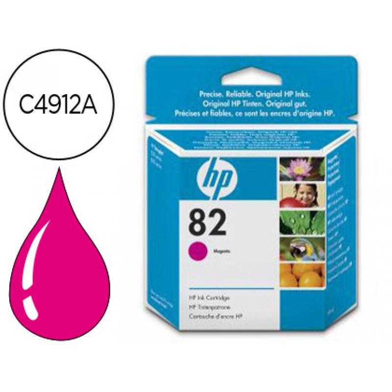 Cartucho ink-jet hp designjet 500/800 p rinter series n.82 magenta